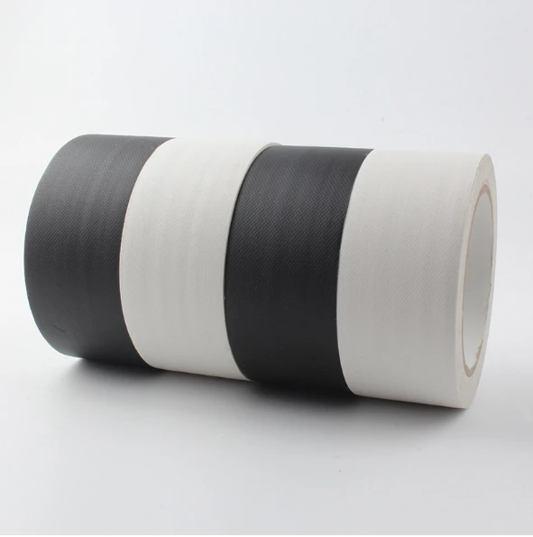 BYALI Professional Grade Black Matte Cloth Gaffer Stage Tape Premium Gaffers Tape with Rubber Adhesive