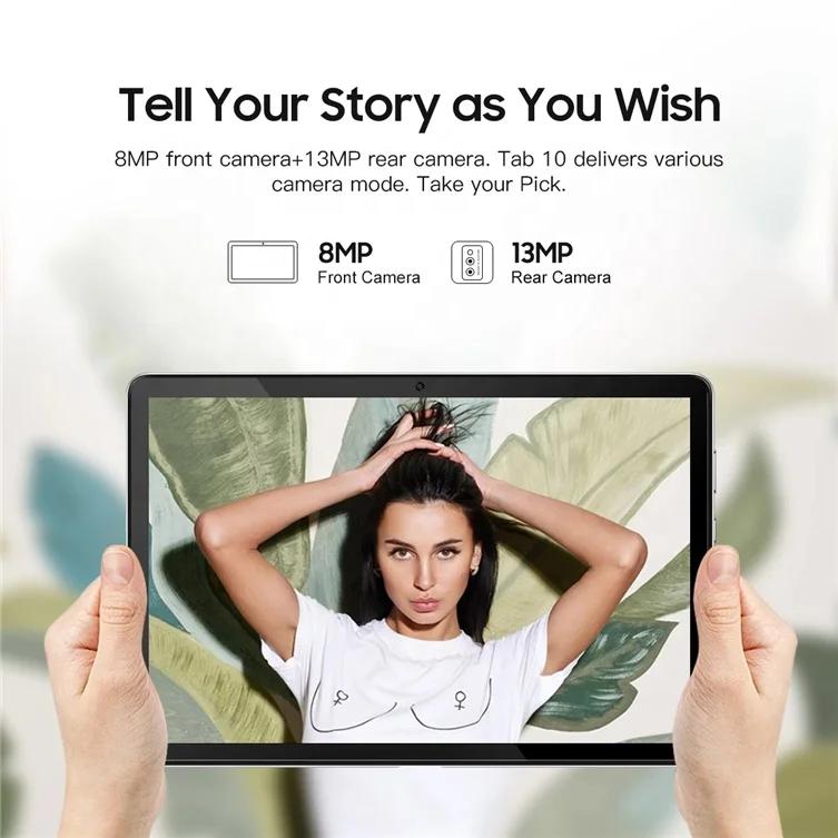 Blackview Tab 10 Android 11 Octa Core 4GB 64GB 13.0MP Wifi 7480mAh Dual Sim Kids 10.1 Inch Tablets Mobile Phones Tablet Pc