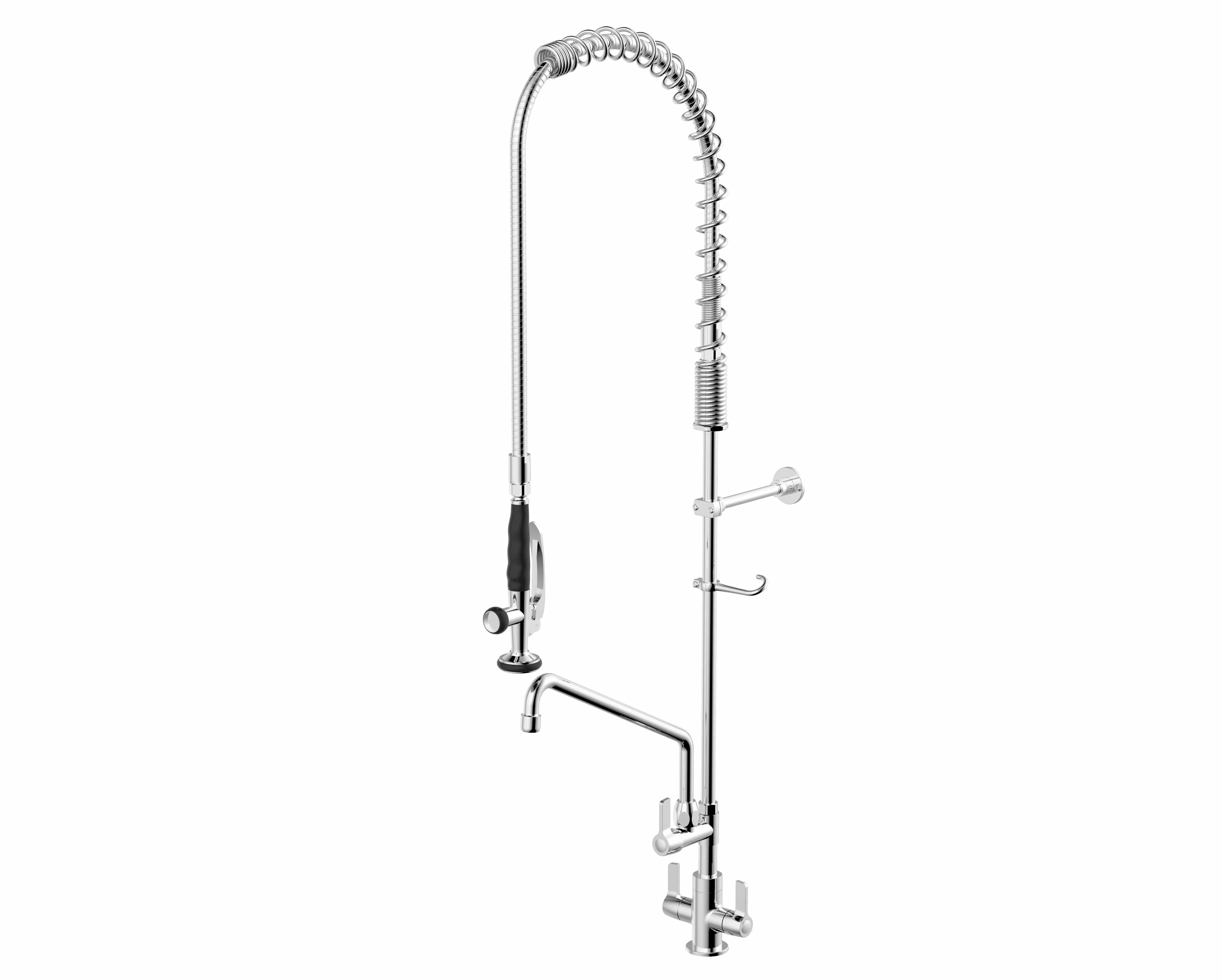 Cheap Wholesale Products Commercial Kitchen Sink Faucet Pull Out Single Hole Deck Mount Pre-Rinse Faucet