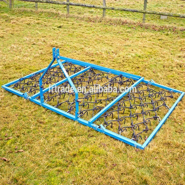 Гибкая пружинная зубная цепь для посева газонов или пищевых площадок