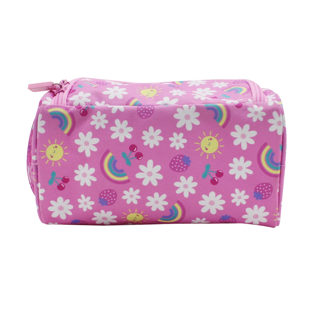 Pink Pencil Pouch Case High Quality School Multilayer Pencil Multifunctional Stationery Box Pencil Case Bags