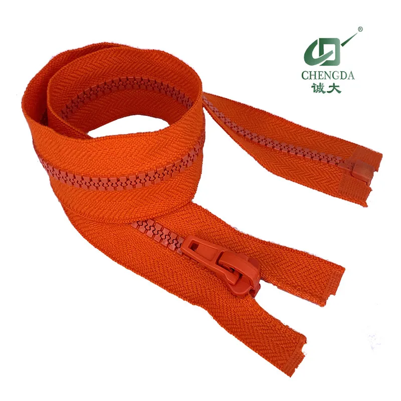 Professional factory for fire resistant plastic zipper  close end open end for garment
