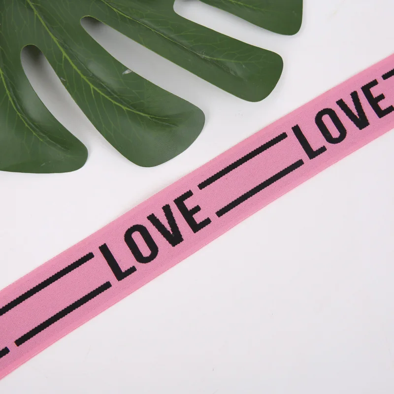 Прямая поставка с завода нейлоновая цветная эластичная лента жаккардовая широкая шириной 4 см