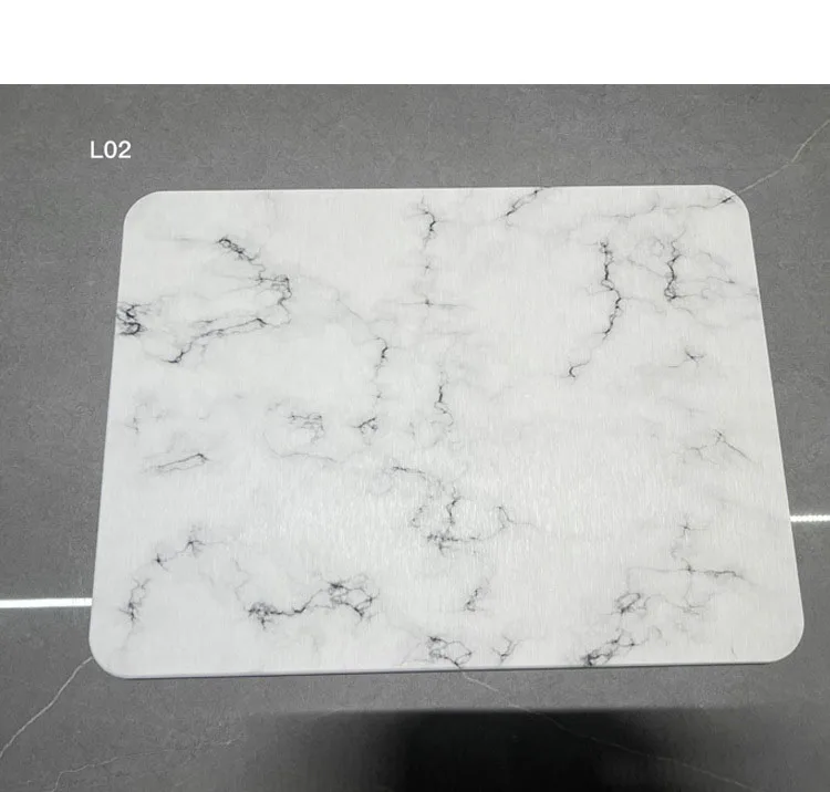 Diatomite Stone Marble Dish Placemat Water Absorbing Tableware Mat Non Slip Water Absorbent Diatomaceous Earth Dish Mat