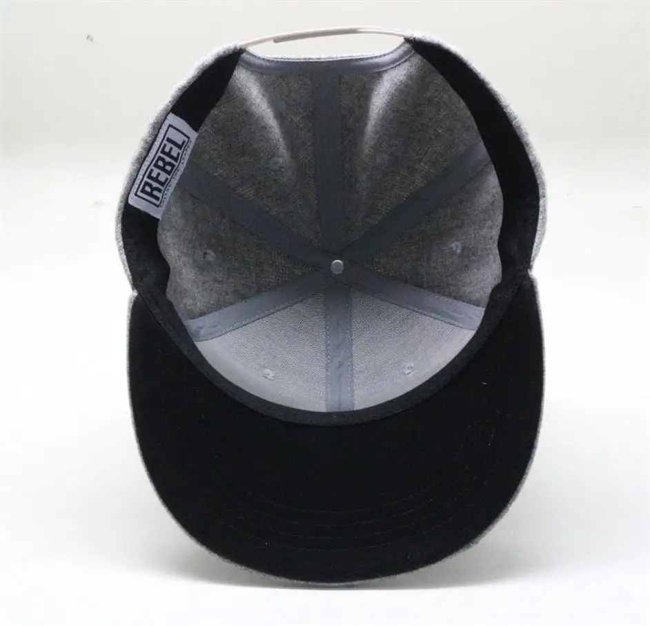 Two tone woolen luxury men women adjustable fitted most head snapback usa new york custom hip hop snap back caps hats