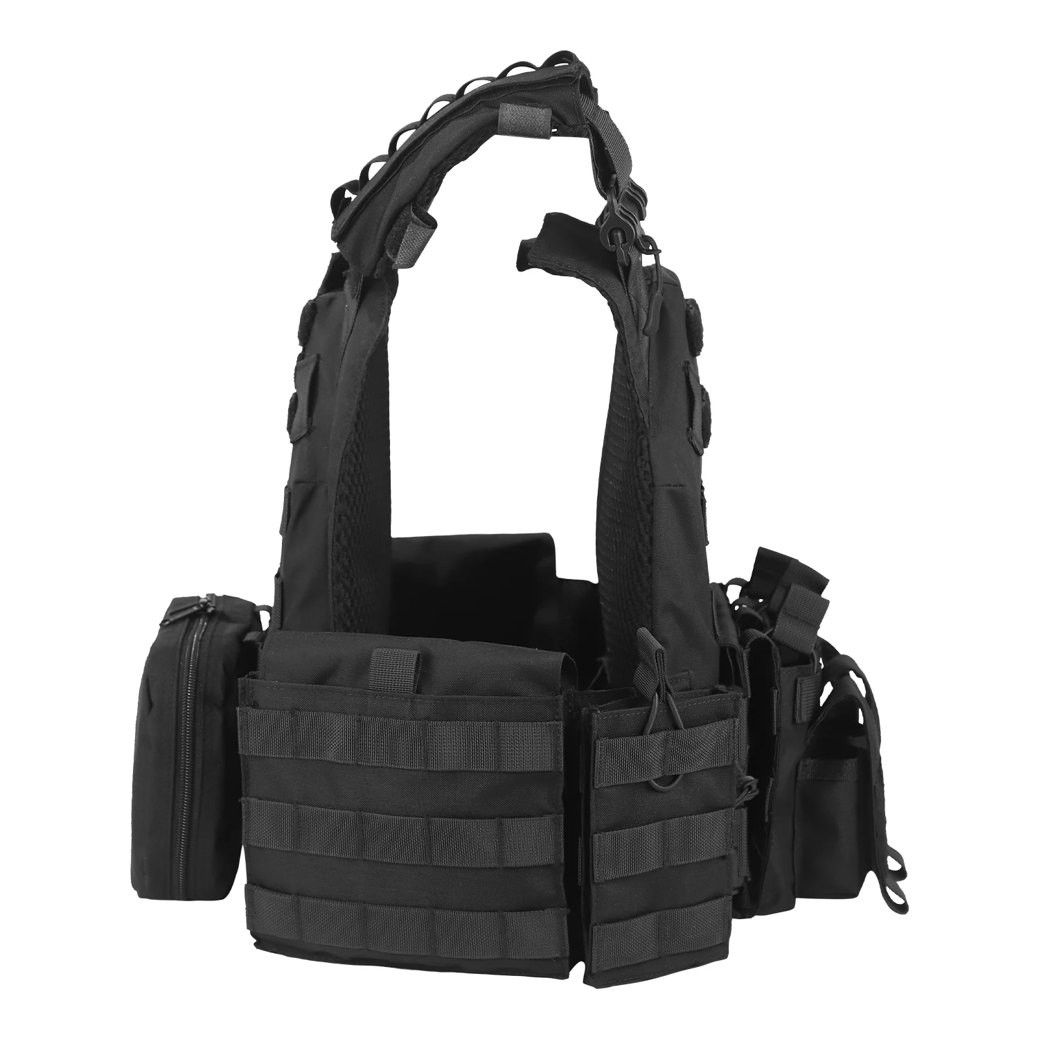 Wholesale Custom Soft Plate Carrier Outdoor Tactical Training Gear Combat Molle Vest Plate Carrier