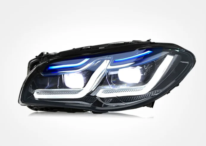 Led Head Light for bmw F10 headlight car 2011-2017 F18 Lamp Double L Style New Headlight Fit Headlamp With Adaptive Function