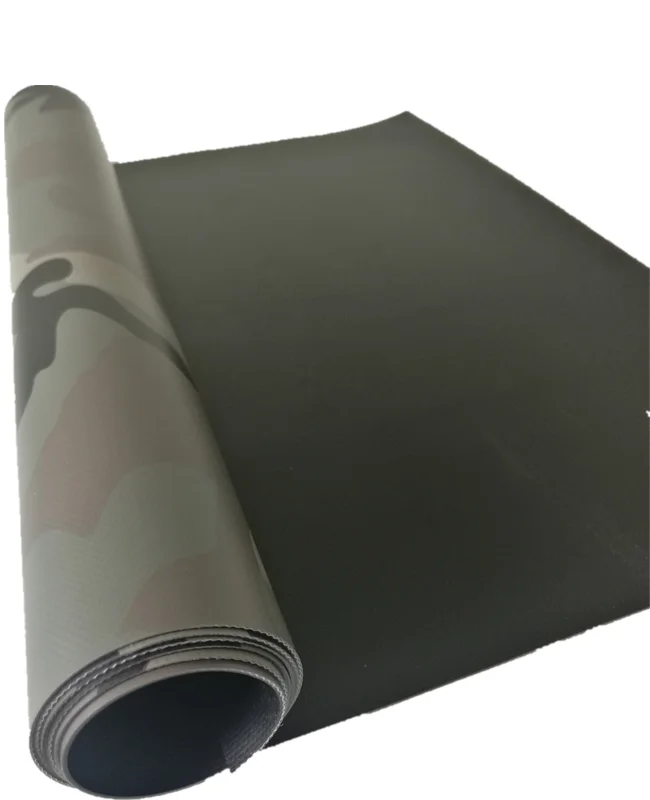 Printed Camouflage  PVC coated fabric material for inflatable Boat