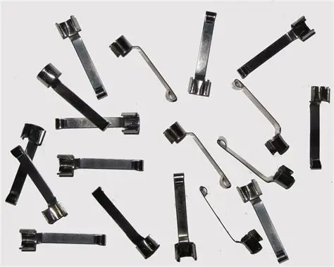 Wholesale custom aluminum stainless steel metal pen pocket holder pencil loop spring pen clip