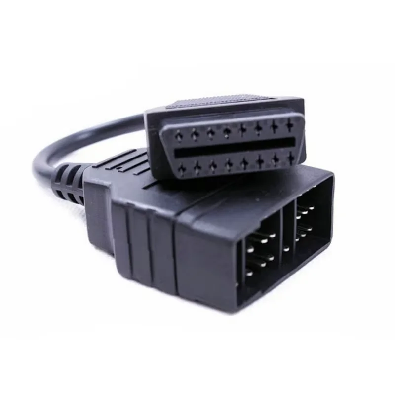 Adapter for 22 Pin OBD1 to 16 Pin OBD2 Diagnostic Cable Connector Work with Scanner Tool/Code Reader Vehicle Tool