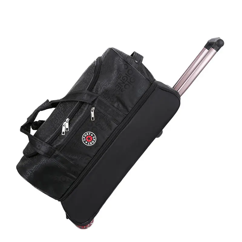 Custom Waterproof Wholesale Travelling Bags Trolley Business Travel Luggage With Wheels Rolling Duffle Bags