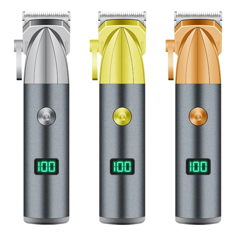 HIENA HYN-403 Men Cordless Professional Hair Clipper Cut Machine Customized Steel Motor Box Time Accessories Customized Oil