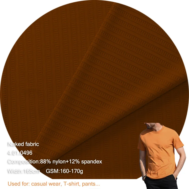 For Yoga Outfits Tops T-shirt Underwear Sock Stocking High Quality Stock Lot Cool Fabric Sample 88% Nylon 12% Spandex Men DOT