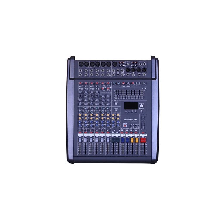 PM600-3 6-канальный Usb аудио интерфейс управления микшером питания с 2*1200 Вт для записи