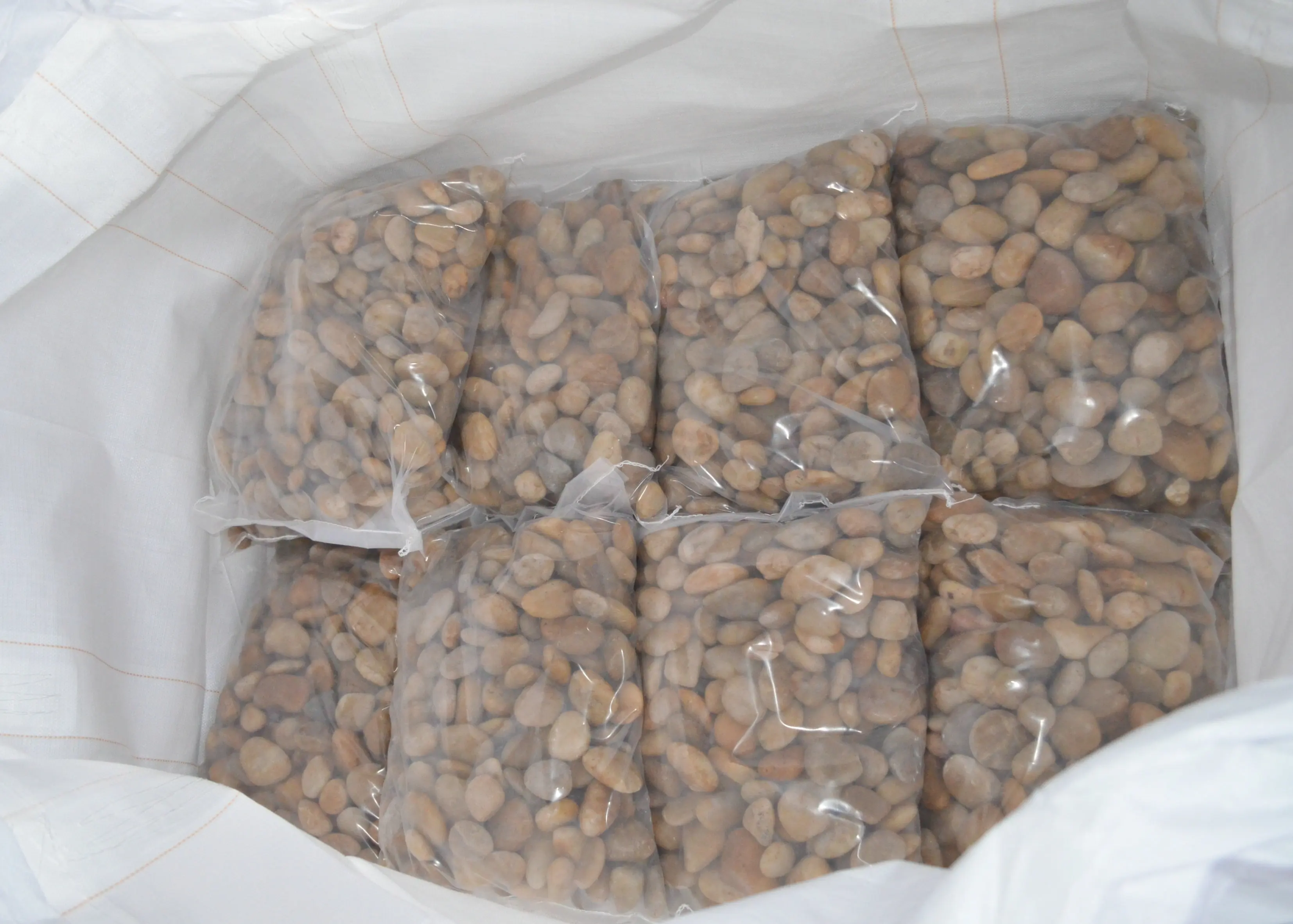 Коллекция желтой полированной гальки универсальные камни для садовых дорожек