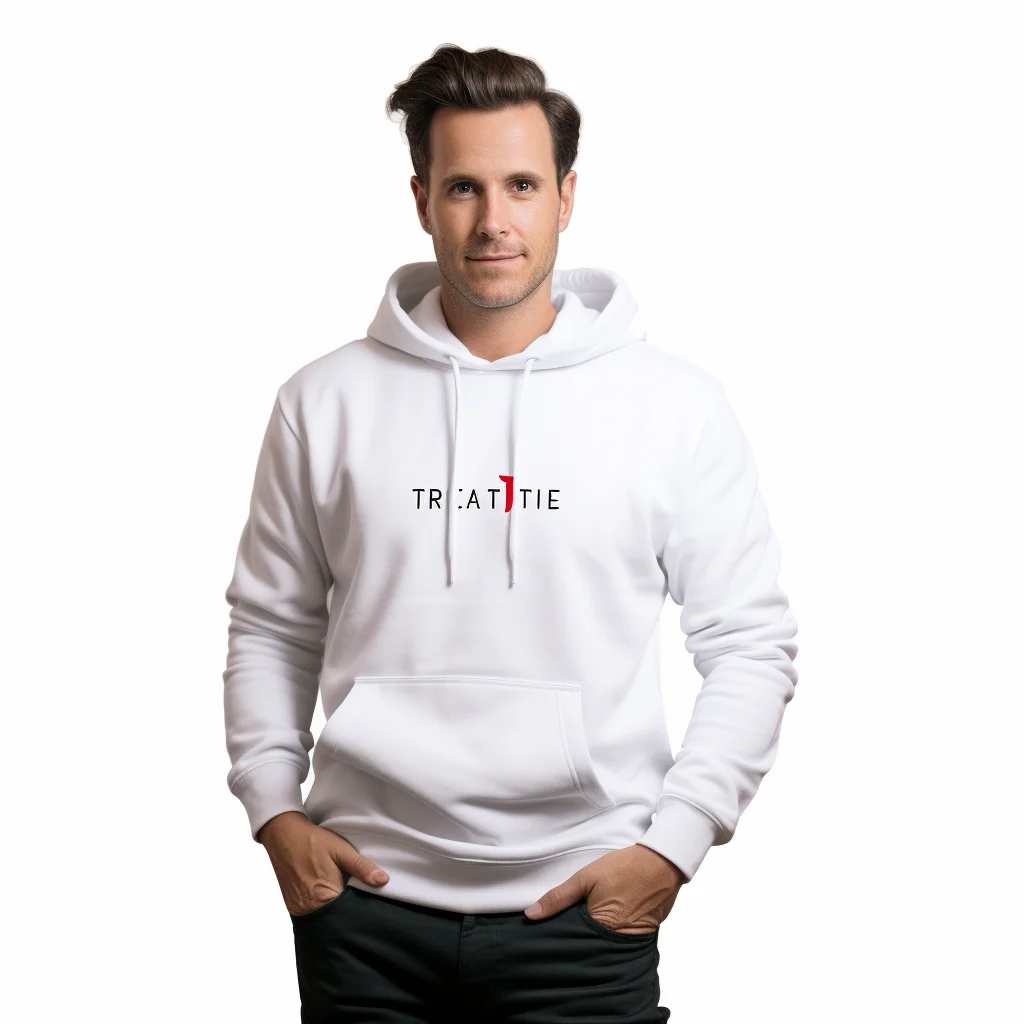 80% cotton 20% polyester fleece custom logo printing pullover mens oversized hoodie