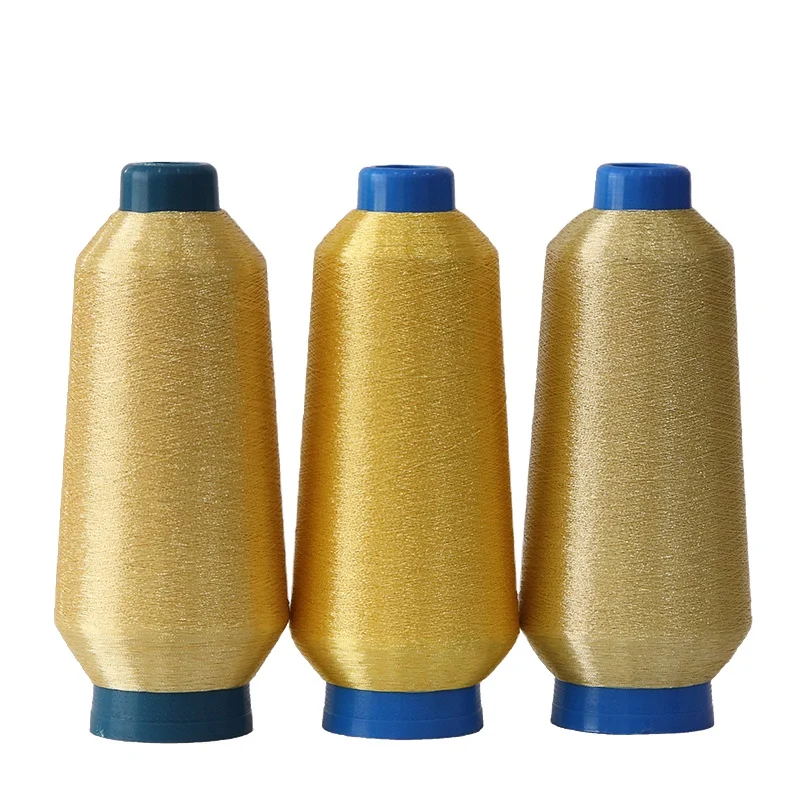 Shanghai Shenmei ST чистая флуоресцентная золотая металлическая пряжа