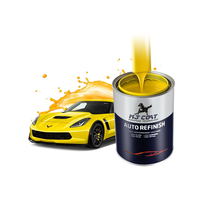 MJ COAT Middle Solid Matte Clear Coat Car Paint 1K Pearl Colors Car Paint