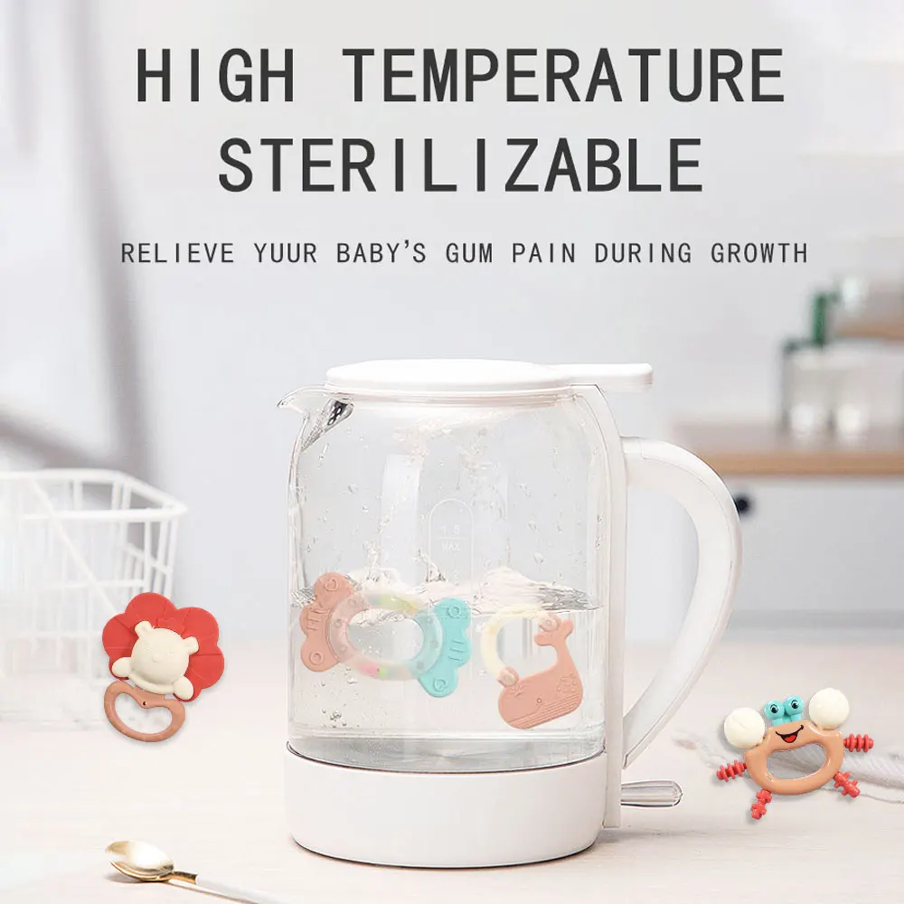 Manufacturers directly sell children pp material rattle tooth glue toys newborn teething rattle toys