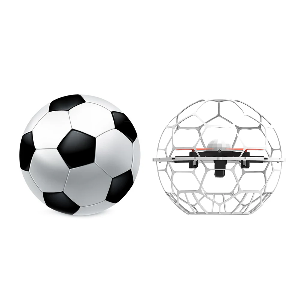 RC quadcopter drone with lights soccer drone flying ball drone for kids