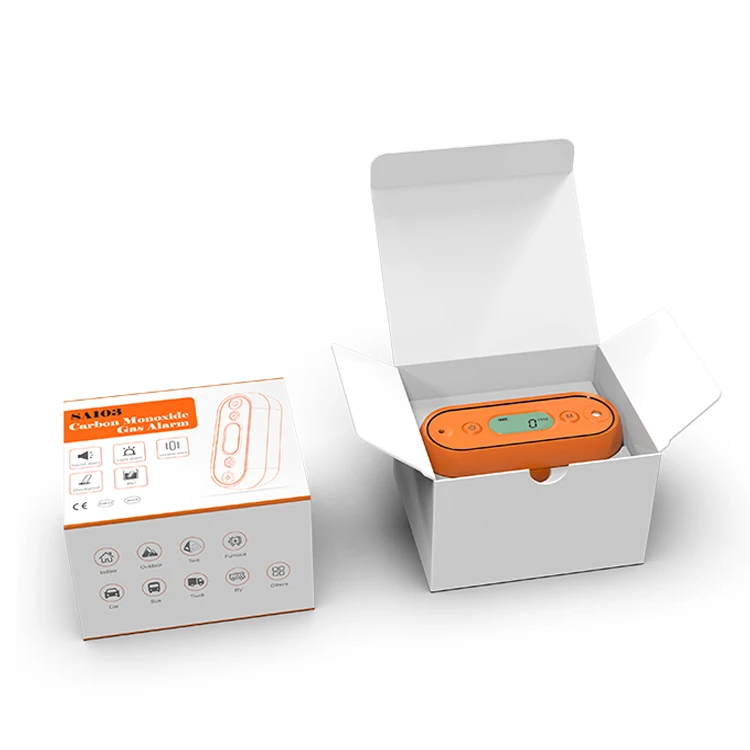 Best selling SA103 9V Li-battery outdoor tent camping CO gas alarm test device IP67 portable carbon monoxide detector