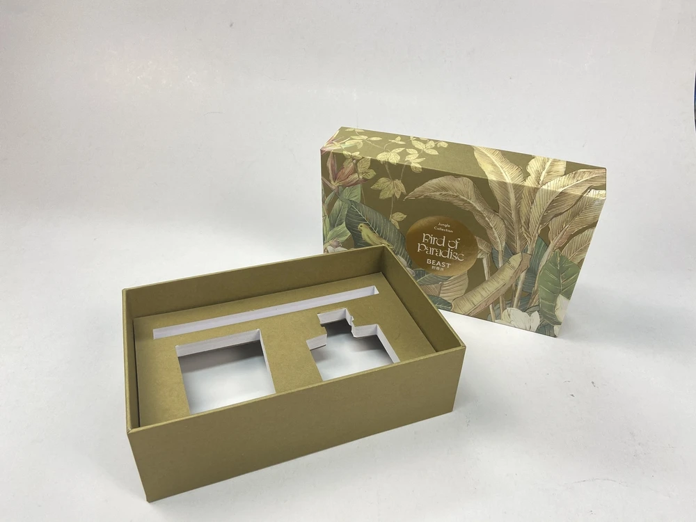 Lid And Base Gift Packaging Box Luxury Rigid Cardboard For Cosmetics