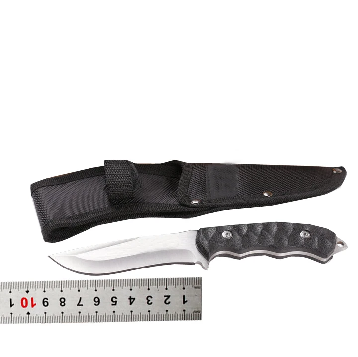 OEM High Quality Custom Popular Design EDC Outdoor Fixed Blade Knives Tactical camping Pocket knife with Sheath