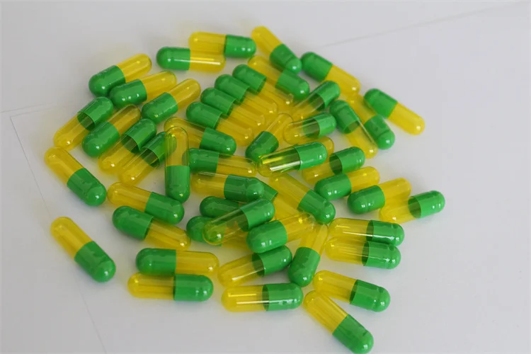 Твердые пустые красочные Медицинские капсулы высокого качества 00 0 Размер HPMC
