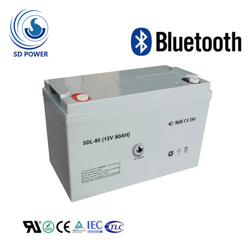 
Bluetooth 5000 deep cycle lipo 12v 80ah li ion battery for electric boat / scooter /bike 