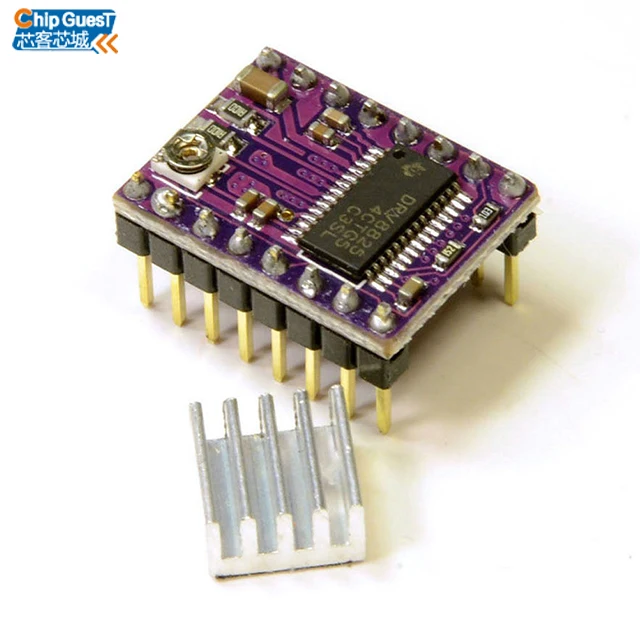 3D Stepstick DRV8825 Драйвер шагового двигателя Reprap 4 печатной платы с теплоотводом
