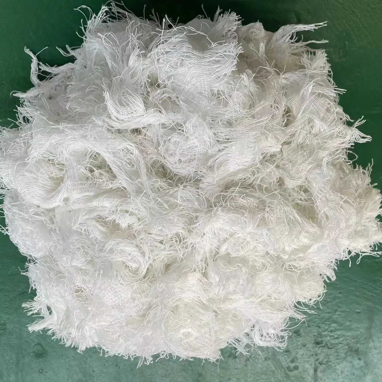 White Cotton Yarn by Machine 100% Wiping Textile Waste Scrap for Steel Making Facilities