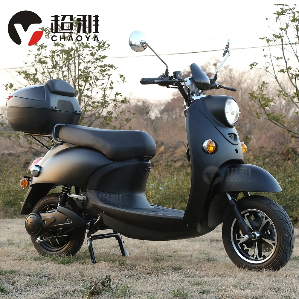 EEC good quality LCD display powerful adults retro disc brake electric scooters with LED light