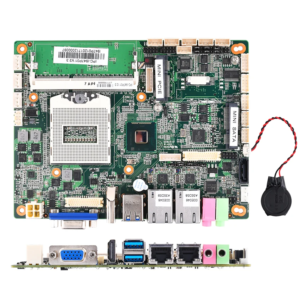 Материнская плата для промышленного компьютера Intel Haswell I3/I5/I7 PGA947 DDR3L MAX 8 ГБ USB/COM 3 5 дюйма