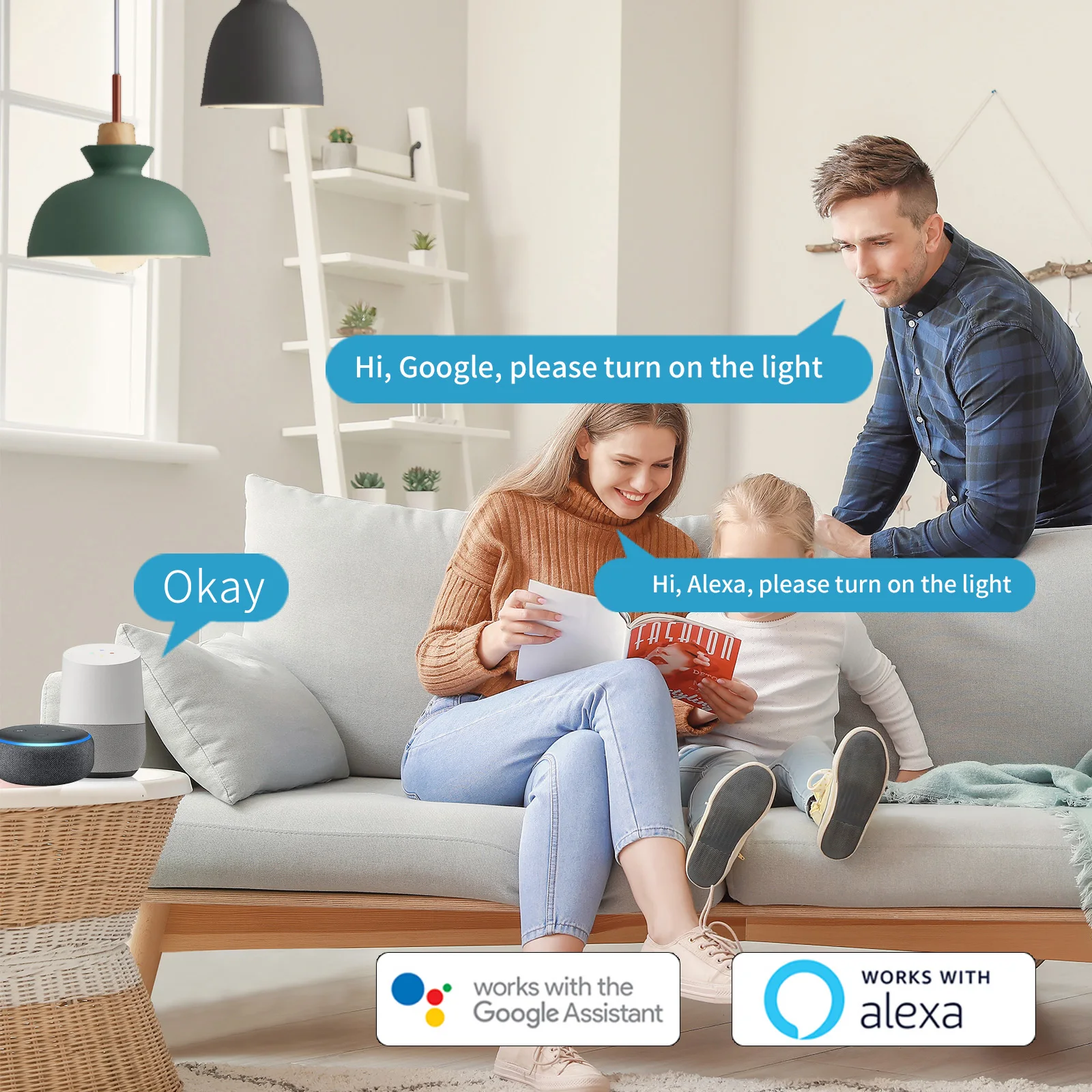 eMylo Smart Electricity Meter DIN Rail 1 Phase Digital AC Meter 220V, Tuya WLAN Automatic Circuit Breaker with Power Consumption