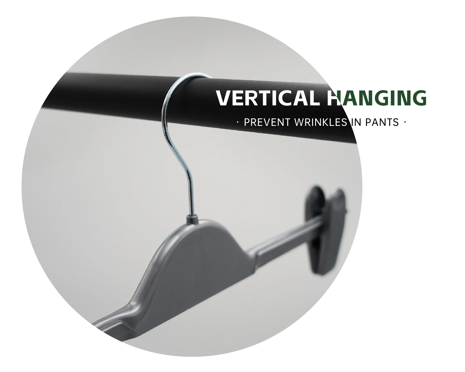 Factory Wholesale Plastic Bottom Hanger Adjustable Clip Hanger for Pants and Jeans