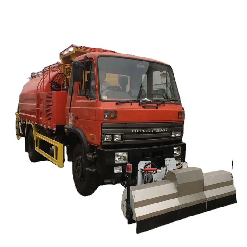 Manufacturer Dongfeng 4x4 RHD 10000L Multifunction Water Sprinkler Truck High Pressure Road Washer With Ladder Window Cleaner