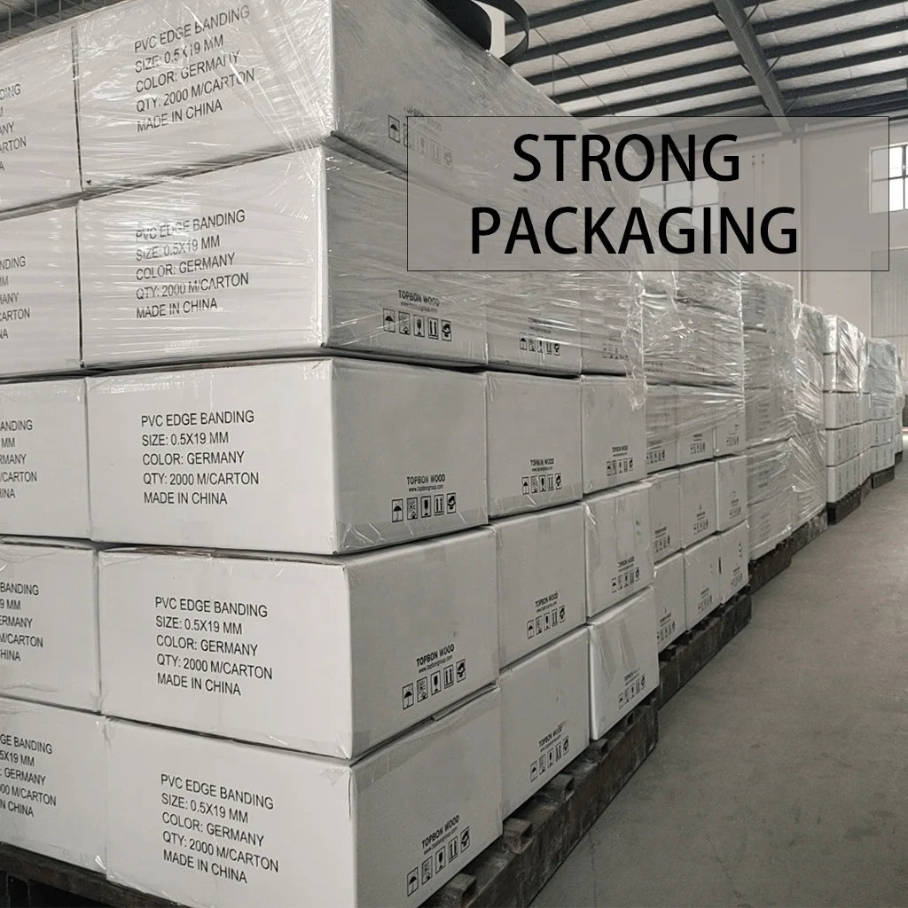 0.6mm-2mm woodgrain pvc/abs/acrylic furniture accessories edge banding tape factory customized