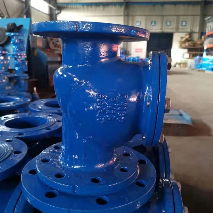 2024 BS DIN AWWA PN16 Duction cast iron body flang Swing Check Valve silent check valve