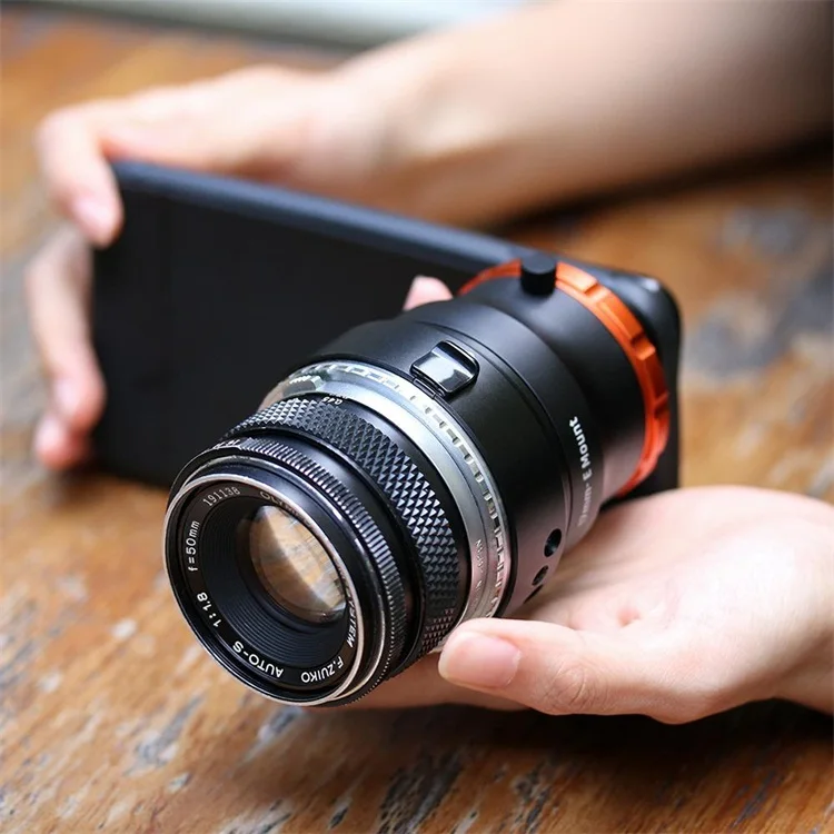  ULANZI DOF адаптер для смартфона SLR/DSLR и кинотеатра объектива E Mount полная Рамка