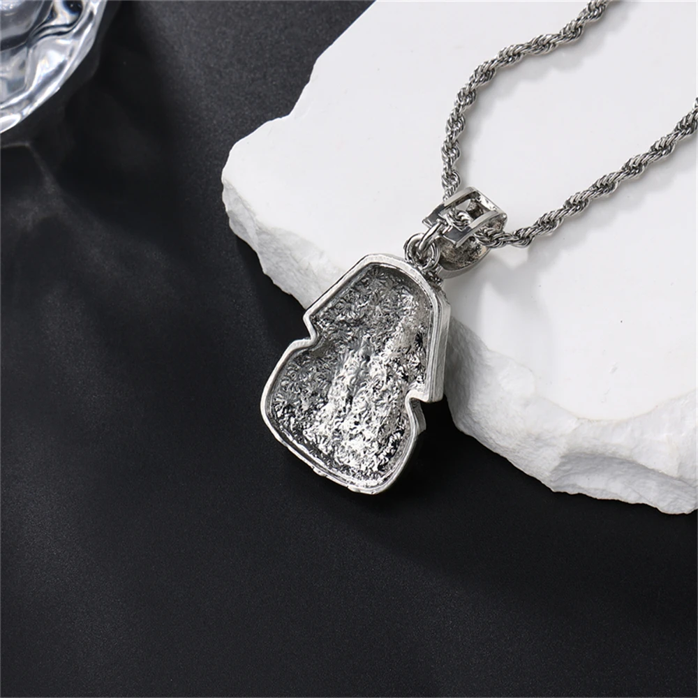 New product launched 18k gold High quality custom retro hip-hop ancient Egyptian pharaoh king pendant necklace for daily wearing