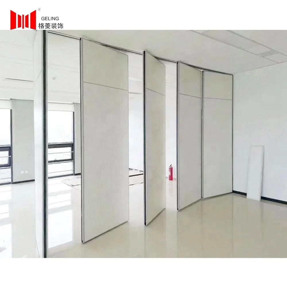 Acoustically movable sliding partition wall for mobile partition conference hall portable wall hotel room partition