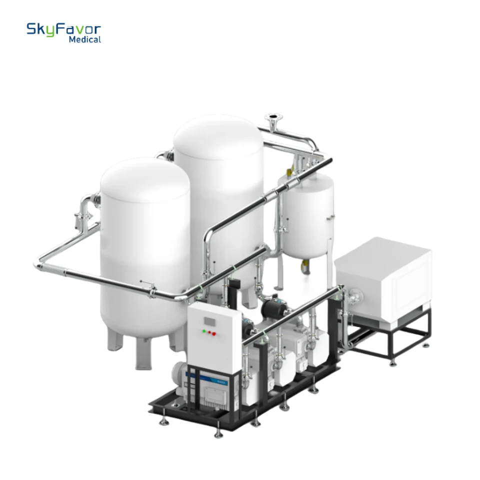 Customized rotary vane oil vacuum pump for hospital clinic