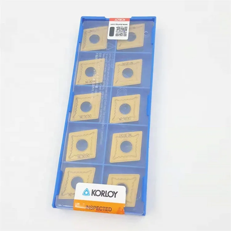 Korea Original CNMG190608/CNMG120412 NC3030 Turning tools Tungsten carbide insert