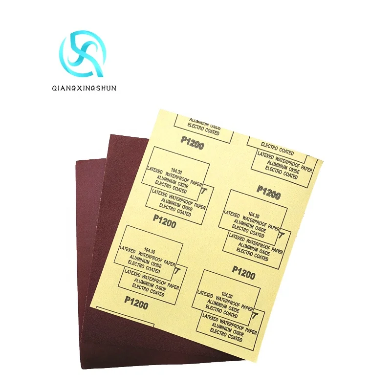 Auto Body Wet Sanding and Paint Finishing Aluminum Oxide Water Proof Abrasive Sanding Paper