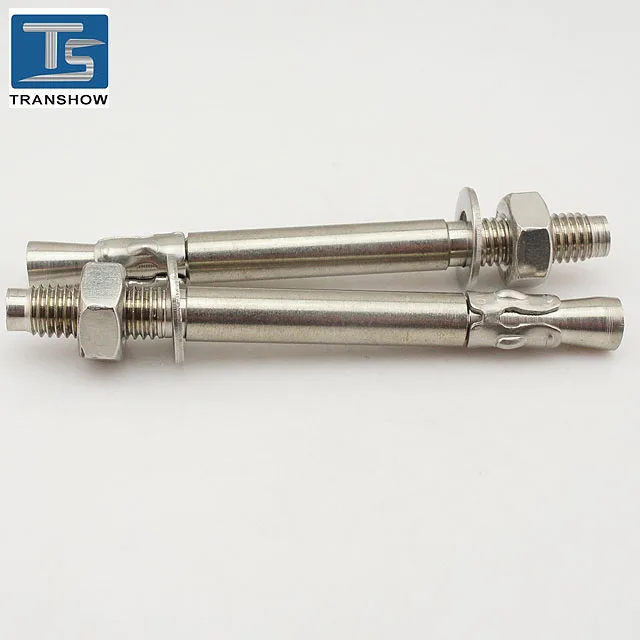 High Quality AISI304 Stainless Steel Wedge Anchors Chemical Anchor