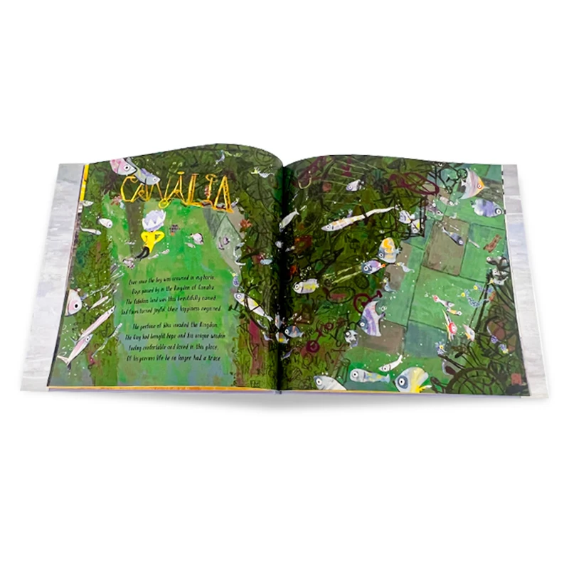 Оптовая продажа печатная книга в твердом переплете Обучающая напечатанная для рассказов детей
