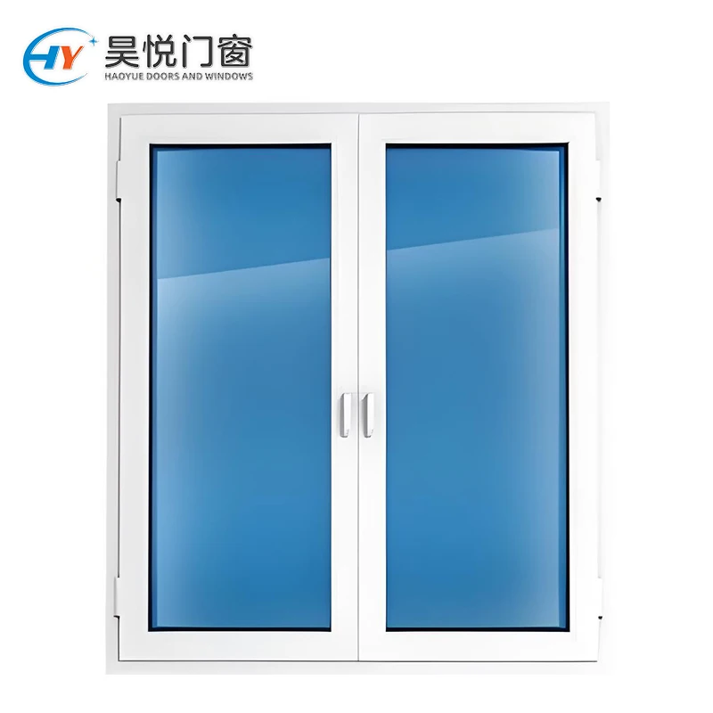 Factory New High Security Small Size PVC Windows Horizontal Double Glazing Basement Window Stainless Steel Louver Sliding Window