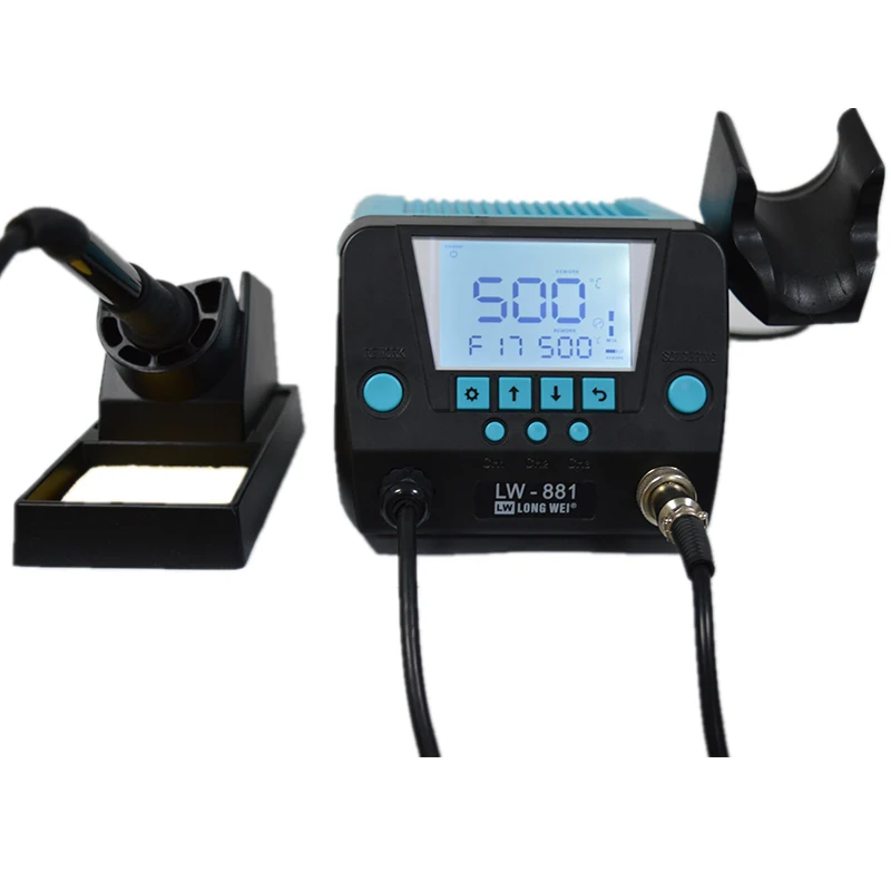 Паяльник с цифровым HD дисплеем, 90 Вт, 650 Вт, паяльная станция для распайки и распайки, паяльная станция с термофеном на 500 градусов