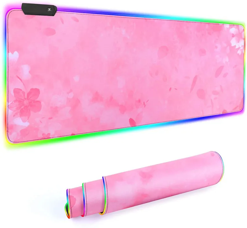 Custom RGB Gaming Mouse pad, desk pad, mousepad, Glowing mouse accessory