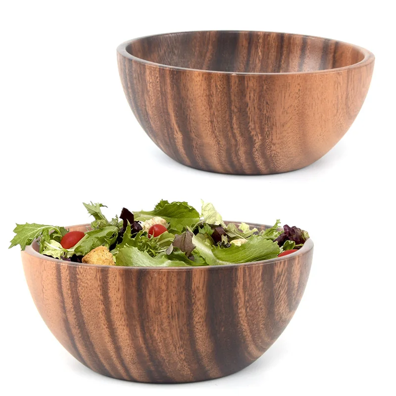 Eco Friendly Wholesale Kitchen Acacia Wooden Salad Bowls wood bowls